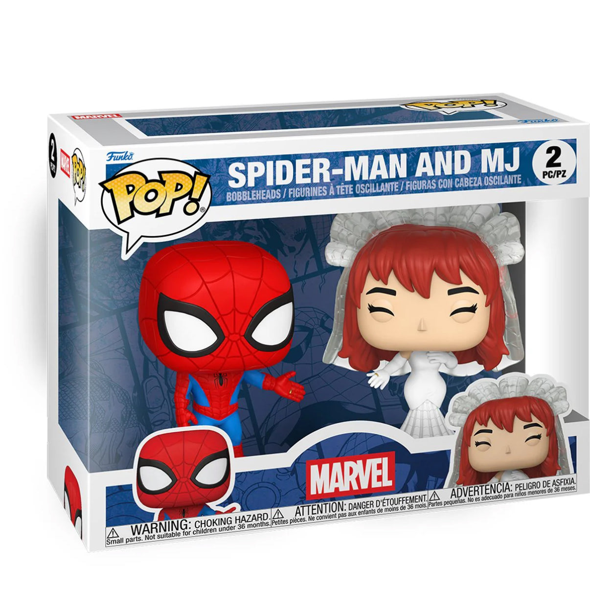 Marvel | Two Pack boda Spiderman y Mary Jane