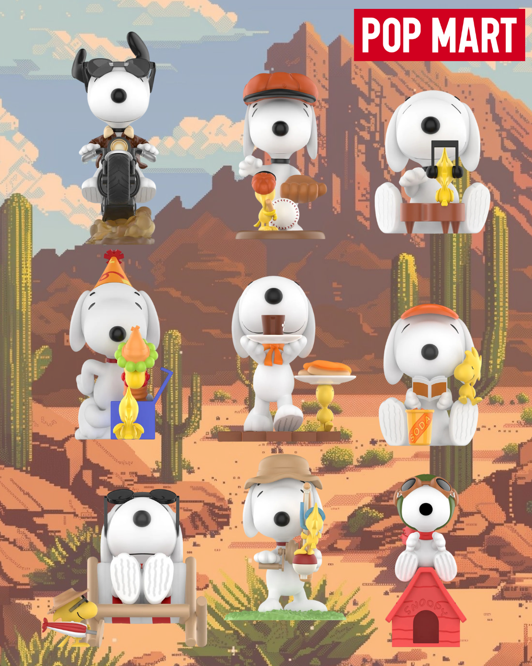 POPMART |Snoopy y sus amigos: Figuras Sorpresa Apartado