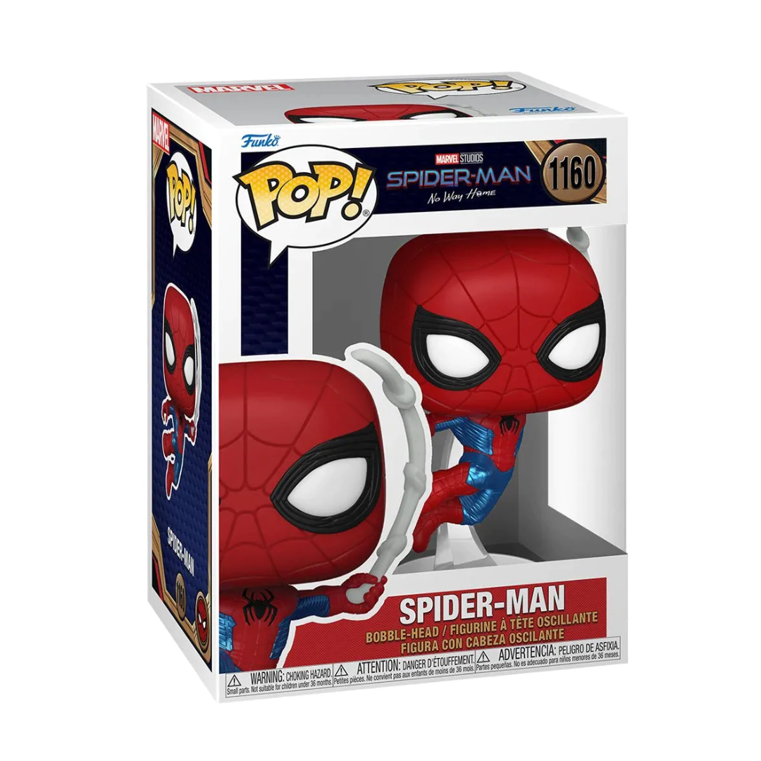 Marvel | Spiderman No Way Home : Spiderman Nuevo Traje Metálico Protector Incluido