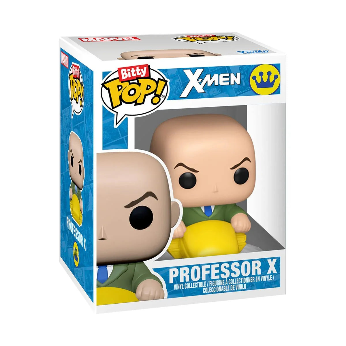 Marvel | Bitty pop Mansión X con Profesor y Wolverine