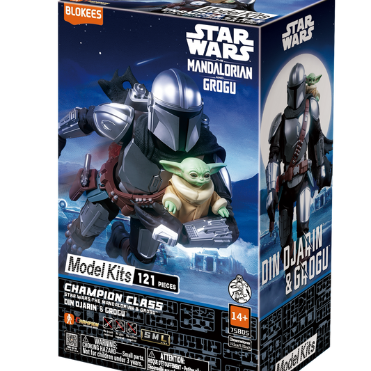 Star Wars | Blokees The mandalorian con Grogu